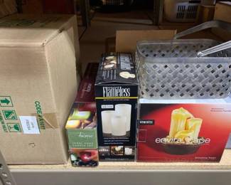 #10588 • Illuminated Relaxation Fountain, Flameless Candles, Home Scents, Candle Holder Set and More
