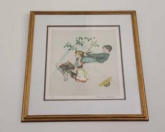#11522 • 2 Framed Norman Rockwell Prints
