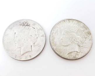 #250 • 1922-S And 1922-D Silver Peace Dollars
