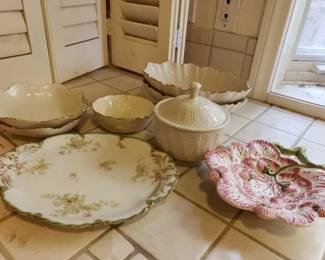 #9058 • Lenox 6 Peice Set, Lenox Floral Plate, And Decorative Plate
