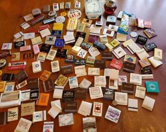 #8652 • Vintage Lighters, Pez Dispenser, Buttons and Matches
