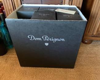#12670 • 5 Empty Dom Pérignon Boxes
