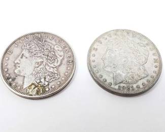 #182 • 1921 And 1921-S Morgan Silver Dollars
