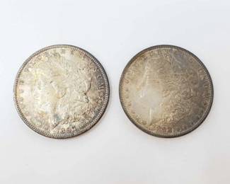 #603 • Philadelphia Mint 1898, and 1897 Morgan Silver Dollars
