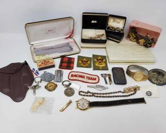 #804 • Pins, Money Clips, Empty Jewelry Boxes, Patches and More!
