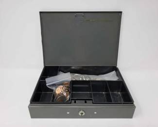 #615 • Cash Box, Does not Include Quarters, Pennies, Dimes, and Nickels
