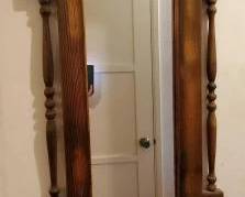 #13060 • Wooden Wall Mirror
