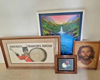 #11512 • 4 Pieces of Framed Artwork
