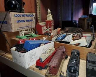 #8520 • Lionel G-Scale Model Train Cars, Transfomer, Tracks and More
