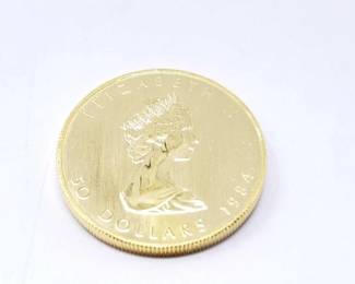 #146 • 1 Oz Canadian Maple Leaf .9999 Gold Coin
