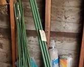 #12039 • Sturdy Stakes and Sun Screen Fabric Rolls
