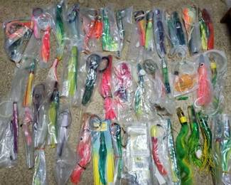 #2307 • 3 Drawers of Lures and Marlin Jigs
