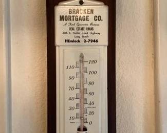 #10050 • Braken Mortgage Co Thermometer
