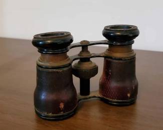 #8638 • Antique Marchand Paris Binoculars
