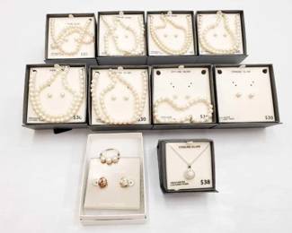 #811 • Sterling Silver, Fresh Water Cultured Pearl Necklaces, Earrings, Bracelets and Rings!
