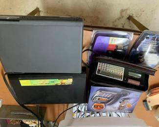 #10516 • DVD Player, Phone, VCR Player, Calculator, and Headset
