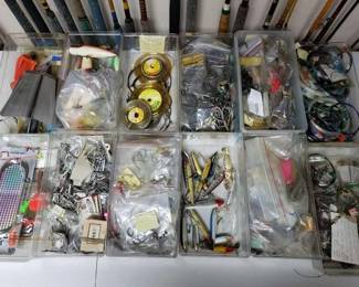 #2376 • Hooks, Lures, Line, and Other Misc Fishing Items
