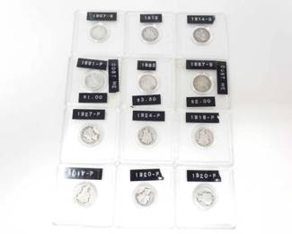 #298 • Approx 44 Silver Roosevelt Dimes And Approx 173 Silver Mercury Dimes,534g
