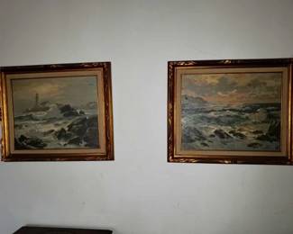 #13014 • 2 Peices Of Framed Artwork
