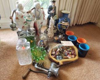 #9056 • Statues, Glass, Coffee Mugs, and More
