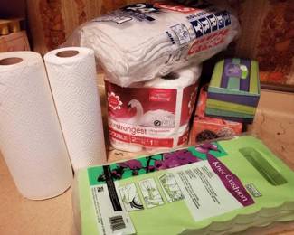 #8536 • Toilet Paper, Terry Towels, Knee Cushions and More
