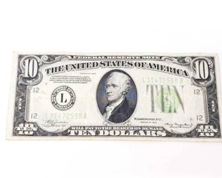 #431 • United States Series 1934 Ten Dollar Bill
