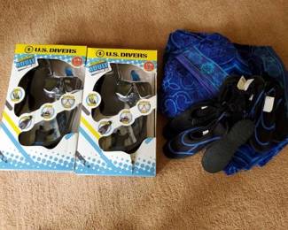 #12656 • Snorkle Set, Towels, Water Shoes
