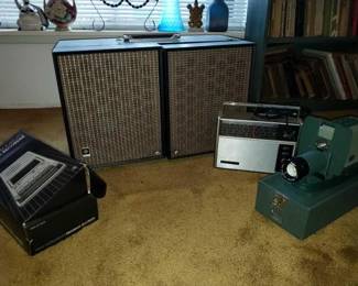 #8540 • Record Player, Program Recorder, Projector, And Radio
