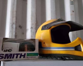 #12406 • Small Griffin Riding Helmet and Smith Clasic Series Goggles
