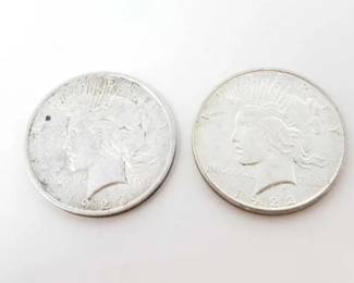 #260 • 1923 And 1922-S Silver Peace Dollars
