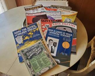 #13050 • Vintage Sheet Music
