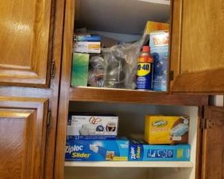 #11024 • Cleaning Products, Trash Bags, Ziploc, WD-40, And More Bug Sprays,
