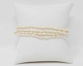 #686 • 14k Gold Clasp Bracelet, 6.4g
