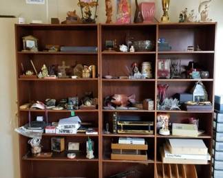 #9554 • Knick Knacks, Vases, Bookends, Collectibles, Organizers, And More
