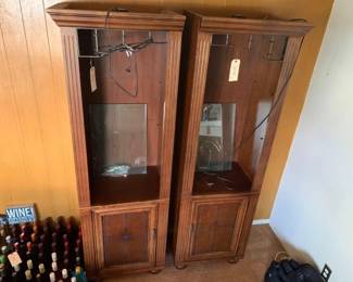 #12050 • 2 China Cabinets
