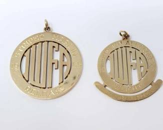 #560 • 14k Gold Pendants, 17.6g
