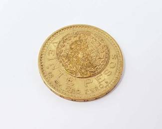 #527 • 1917 20 Pesos .900 Gold Coin, 16.6g
