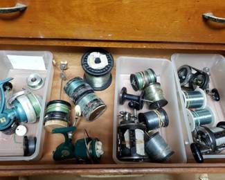 #2338 • 5 Reels and 13 Spools of Wire
