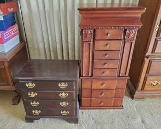 #14508 • 2 Wooden Jewelry Boxes
