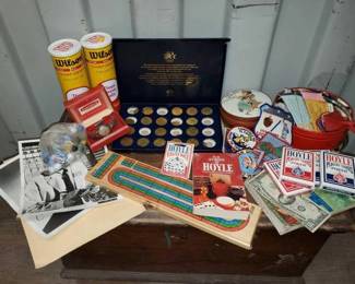 #8032 • Wilson Tennis Balls, Vegas Dice, Hoyle Playing Cards, Patches, and More!
