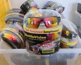 #10500 • Totes of approx 27 Pairs of Battle Vision Sunglasses
