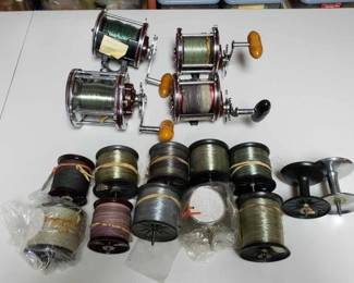 #2322 • 4 Penn Reels and 10 Spools of Line
