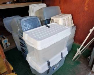 #13566 • Approx 52 Storage Totes
