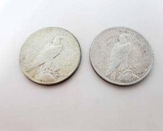 #242 • 1923 And 1925 Silver Peace Dollars
