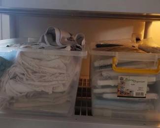 #2082 • Vintage Table Clothes and Matress Covers
