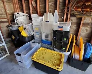 #12604 • Plastic Totes & File Boxes
