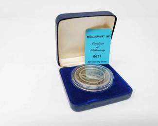 #614 • Sterling Silver Louisiana World Exposition Coin
