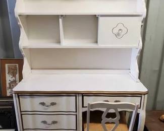 #8001 • Vintage Desk With Chair
