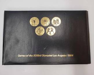 #586 • Games of the XXIIrd Olympiad Los Angeles 1984 Coins
