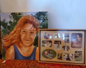 #13022 • 1 Piece Of Artwork, 1 Picture Frame
